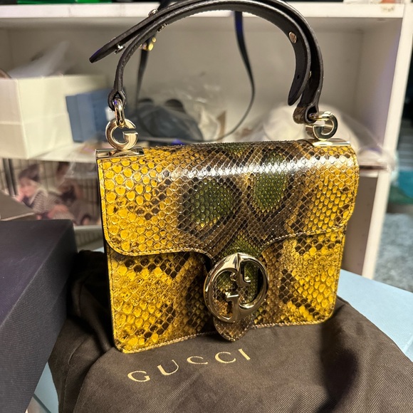 Gucci python bag - Vintage limited edition - Picture 1 of 7